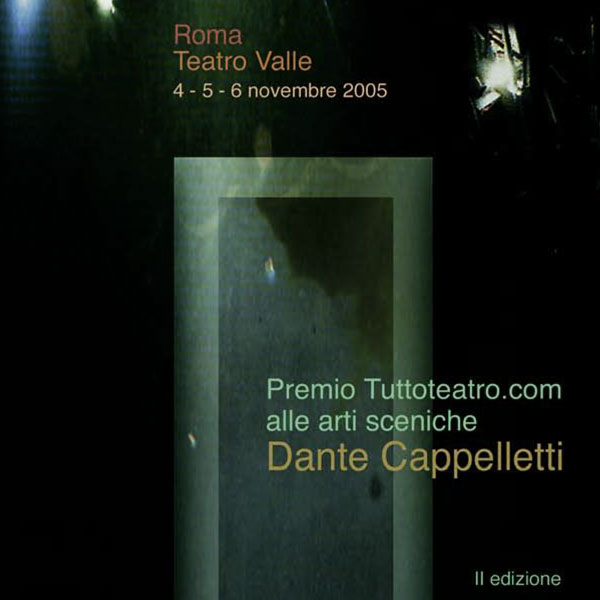 Premio Dante Cappelletti II Edizione