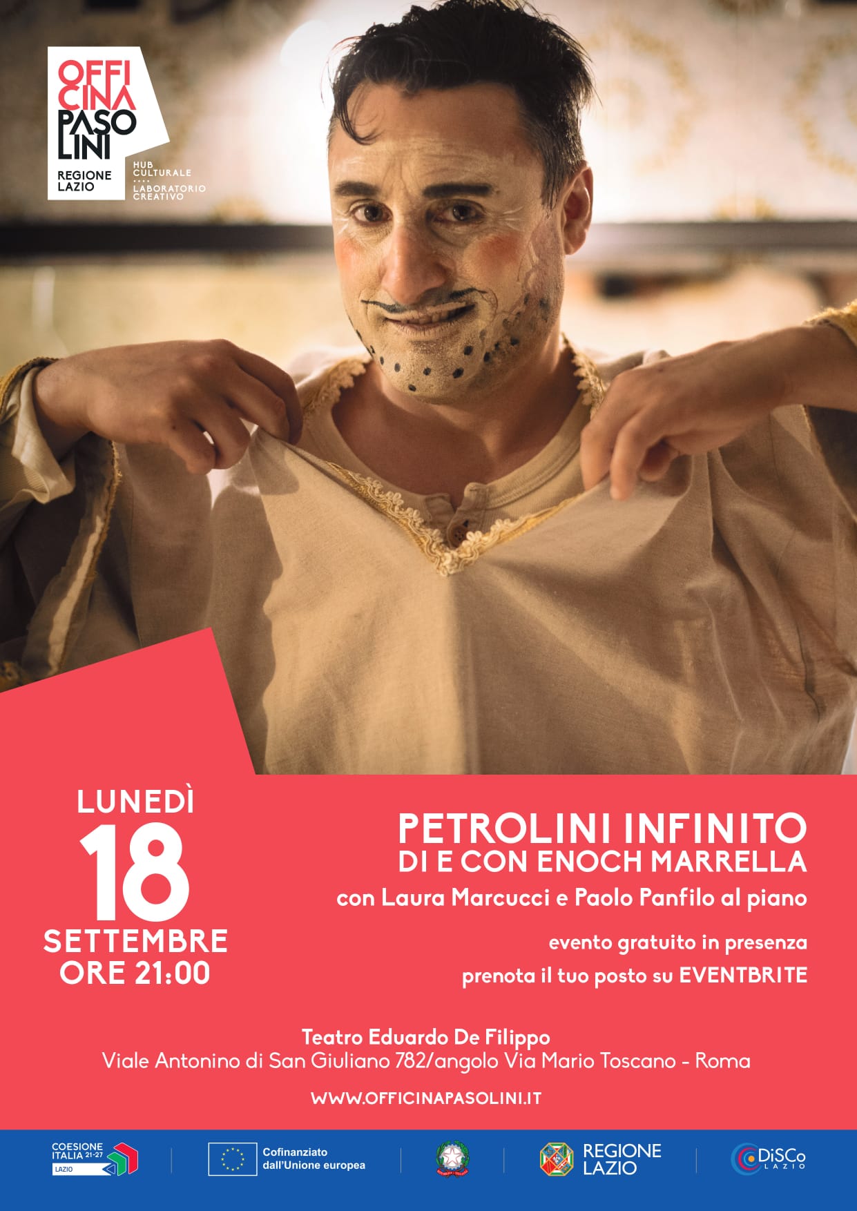 Petrolini Infinito con Enoch Marrella 18 settembre 2023